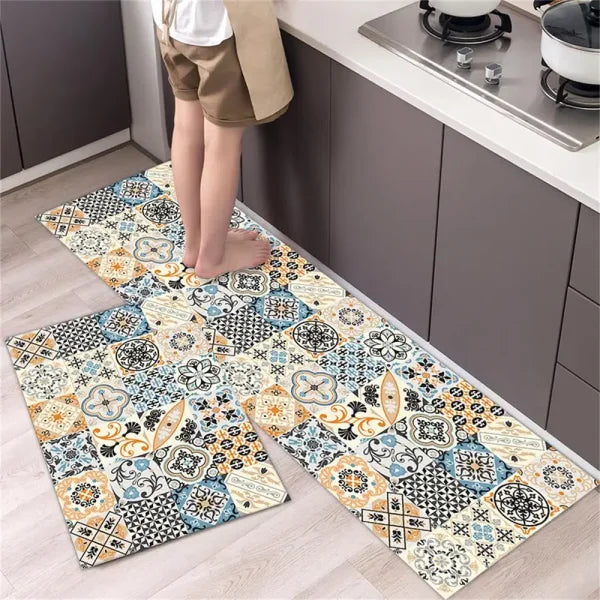 Soft Washable Kitchen Floor Mat - Anti Slip Area Rug