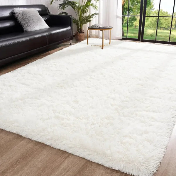 Noahas Solid Color Design Acrylic Rug for Living Room Wash Style - green / 153x244cm / United States