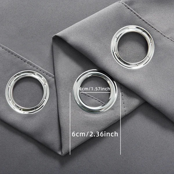 Solid Color Blackout Curtain - Room Darkening & Light Reducing Drapes