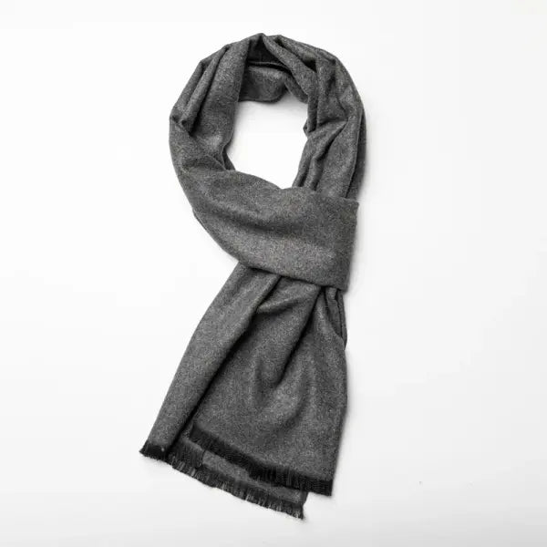 Winter Cashmere Scarf – Solid Color Pashmina Wrap for Casual & Business Wear