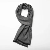 Winter Cashmere Scarf – Solid Color Pashmina Wrap for Casual & Business Wear