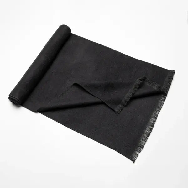 Winter Cashmere Scarf – Solid Color Pashmina Wrap for Casual & Business Wear