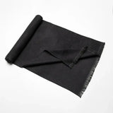Winter Cashmere Scarf – Solid Color Pashmina Wrap for Casual & Business Wear
