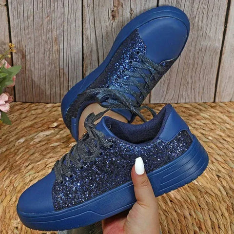 Sparkly Fashion Sneakers with Sequin Design for a Dazzling Look - Himpall