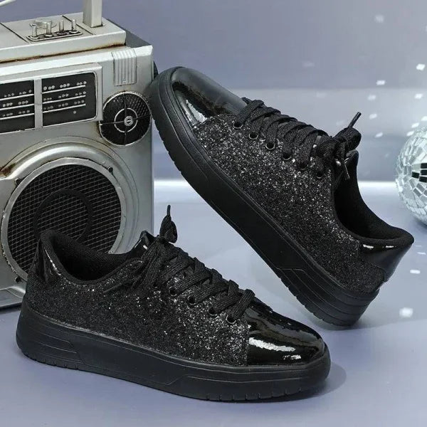 Sparkly Fashion Sneakers with Sequin Design for a Dazzling Look - Himpall