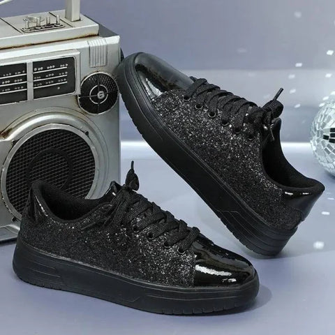Sparkly Fashion Sneakers with Sequin Design for a Dazzling Look - Himpall