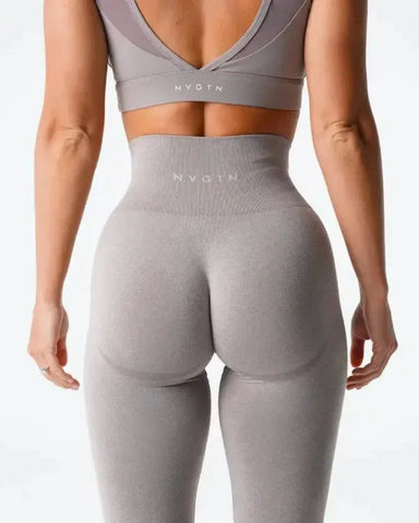 Speckled Seamless Spandex Leggings: Soft Workout Tights - Tapue / XS