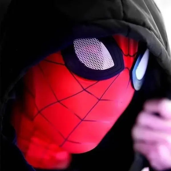 Spider Man Halloween Mask Red Roleplay Costume Accessory