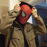 Spider-Man Remote Control Electronic Mask 1:1 Finished Goods Cosplay Gift