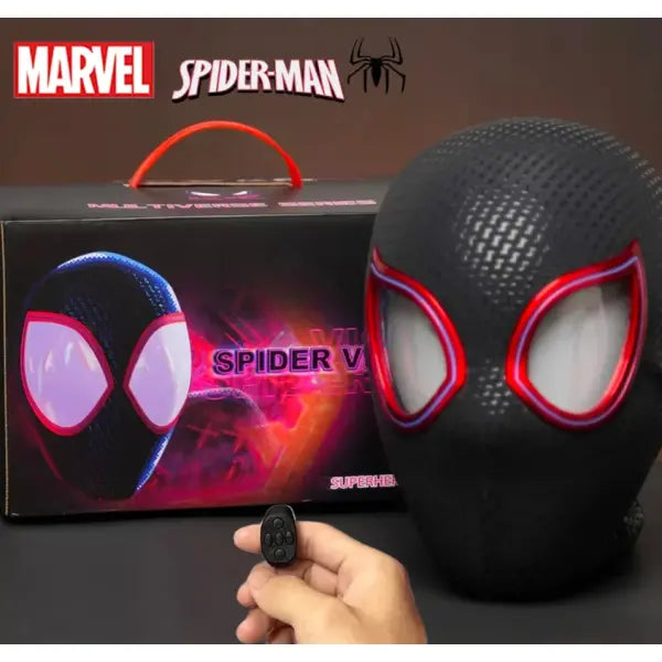 Spider-Man Remote Control Electronic Mask 1:1 Finished Goods Cosplay Gift - Electric version B / With box