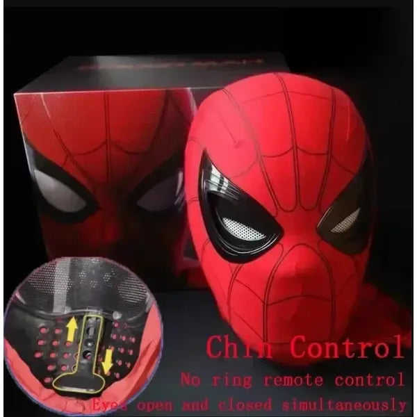 Spider-Man Remote Control Electronic Mask 1:1 Finished Goods Cosplay Gift - Manual version / With box