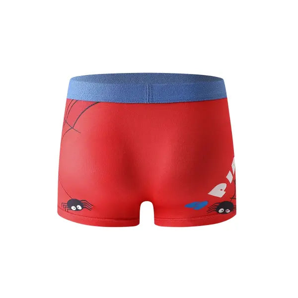 Spider Print Boys Underwear 5-Pack Size 4-10 Soft Comfortable Casual Style