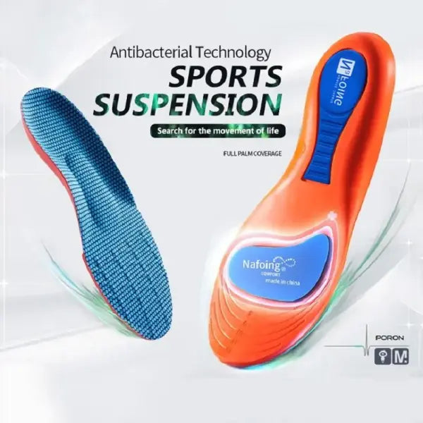 Orthopedic Sport Insoles – Breathable EVA Shock-Absorbing Foot Support for Men & Women
