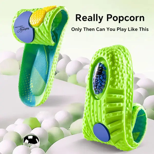 Green EVA Shock Absorption Insoles – Breathable Orthopedic Arch Support for Men & Women