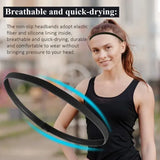 Sports Elastic Thin Headbands 4PCS Non-Slip Yoga Running Hairbands