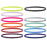 Sports Elastic Thin Headbands 4PCS Non-Slip Yoga Running Hairbands