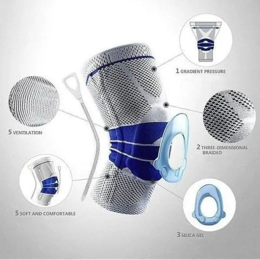Sports Running Fitness Protection Knee Pads Brace Strap - Hair Remover