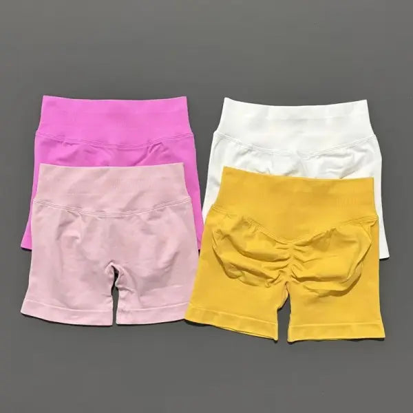Sports Shorts Seamless 4.5’’ Low Waist – Scrunch Workout Fitness