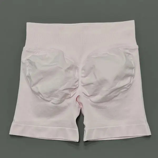 Sports Shorts Seamless 4.5’’ Low Waist – Scrunch Workout Fitness - Pear Pink / M