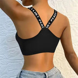 Sports underwear women seamless crop top nylon for yoga fitness activewear