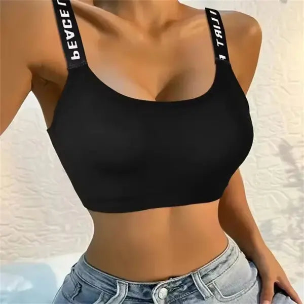 Sports underwear women seamless crop top nylon for yoga fitness activewear