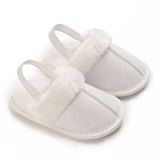 Spring and Winter Baby Shoes Cute Indoor Baby Fluffy Slippers Baby Toddler Boys and Girls Shoes Sandals First Step