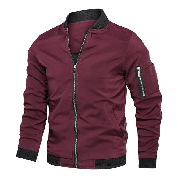 Lightweight Jacket Windbreaker Casual Zip Up Coat