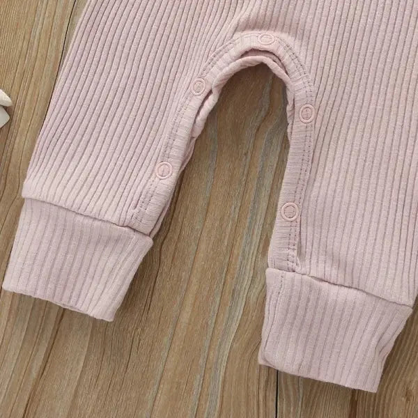 Baby Cotton Romper – Long Sleeve Spring/Autumn Jumpsuit Playsuit for Newborn Boys & Girls
