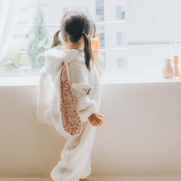 Baby Rabbit Romper – Spring Hooded One-Piece Jumpsuit Pajamas for Newborn Boys & Girls