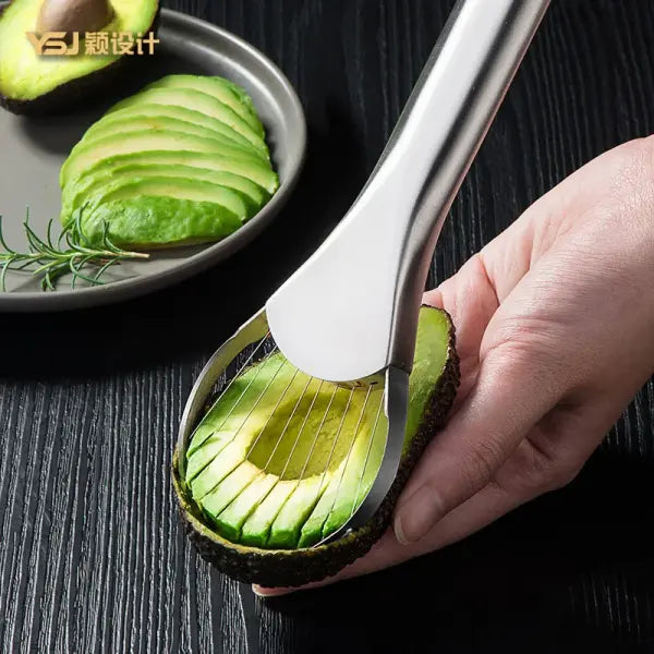 Stainless Steel Avocado Slicer Vegetable Tools for Fruit Slicing - 1pc