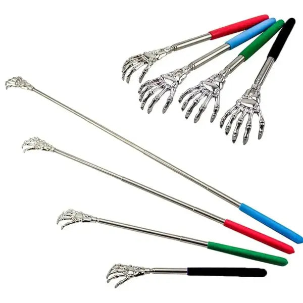 Stainless Steel Back Scratcher Telescopic Scratching Massager Extendable Itch Old Man Happy Health Products Hackle