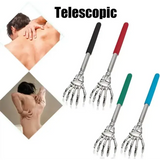 Stainless Steel Back Scratcher Telescopic Scratching Massager Extendable Itch Old Man Happy Health Products Hackle