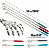 Stainless Steel Back Scratcher Telescopic Scratching Massager Extendable Itch Old Man Happy Health Products Hackle