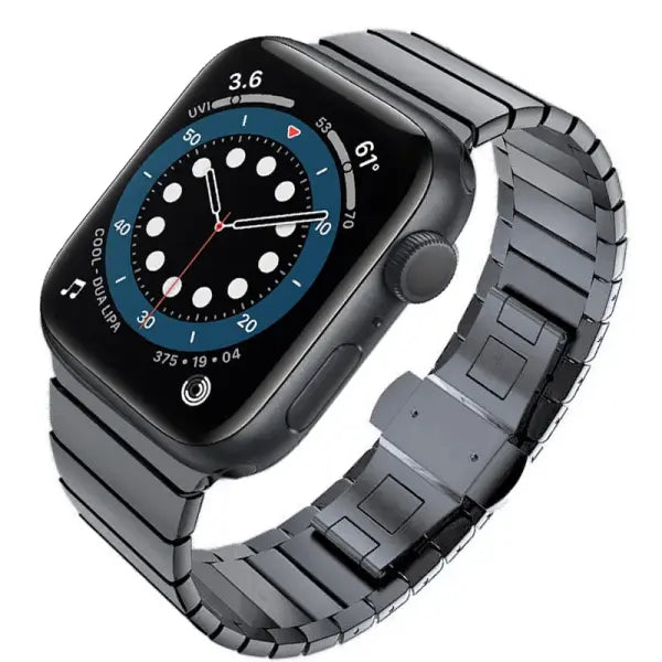 Apple Watch Stainless Steel Band Business Strap - Grey / 38 40 41mm