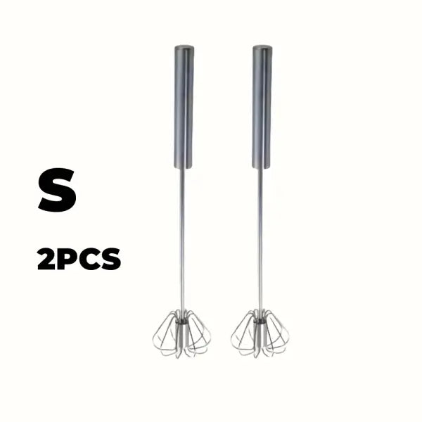 Stainless Steel Egg Beater Durable Semi-Automatic Mixer for Effortless Egg Cream Mixing Stirring and Beating