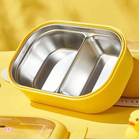 Stainless Steel Lunch Box – Durable & Leakproof Bento Box 1000ml