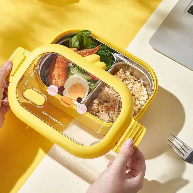 Stainless Steel Lunch Box – Durable & Leakproof Bento Box 1000ml