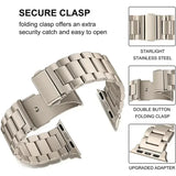 Stainless steel strap apple watch metal buckle business band
