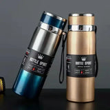 Stainless Steel Water Bottle 1L Vacuum Flask for Hot and Cold Drinks