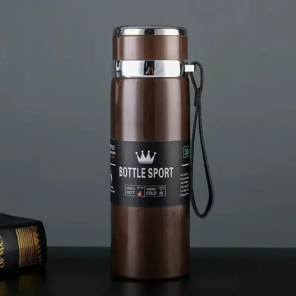Stainless Steel Water Bottle 1L Vacuum Flask for Hot and Cold Drinks