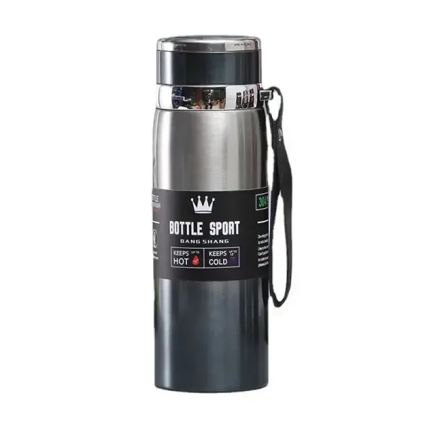 Stainless Steel Water Bottle 1L Vacuum Flask for Hot and Cold Drinks