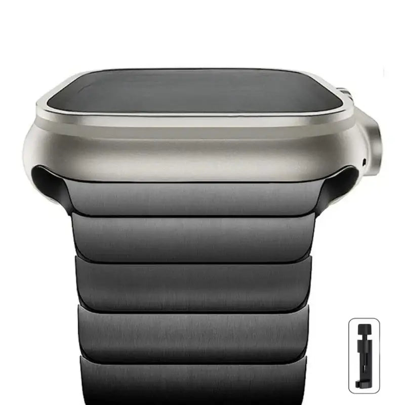 Steel Watch Strap for Apple Watch Ultra 2 49mm/10 9 8 7 46mm 42mm 45mm 41mm for IWatch Series 6 5 4 3 SE 44mm 38mm Belt