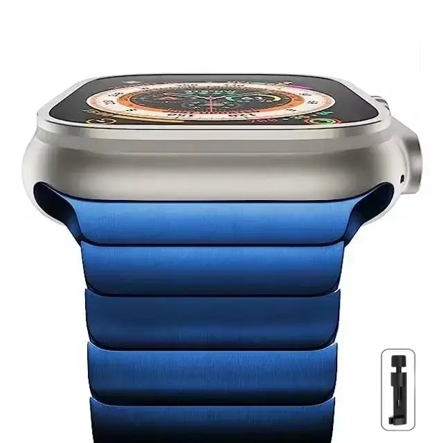 Steel Watch Strap for Apple Watch Ultra 2 49mm/10 9 8 7 46mm 42mm 45mm 41mm for IWatch Series 6 5 4 3 SE 44mm 38mm Belt