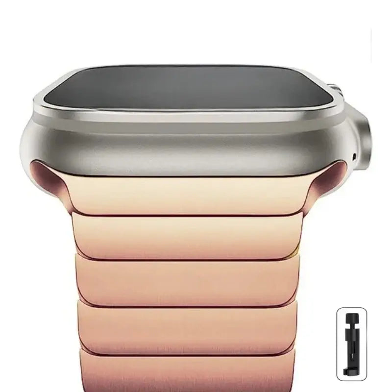 Steel Watch Strap for Apple Watch Ultra 2 49mm/10 9 8 7 46mm 42mm 45mm 41mm for IWatch Series 6 5 4 3 SE 44mm 38mm Belt