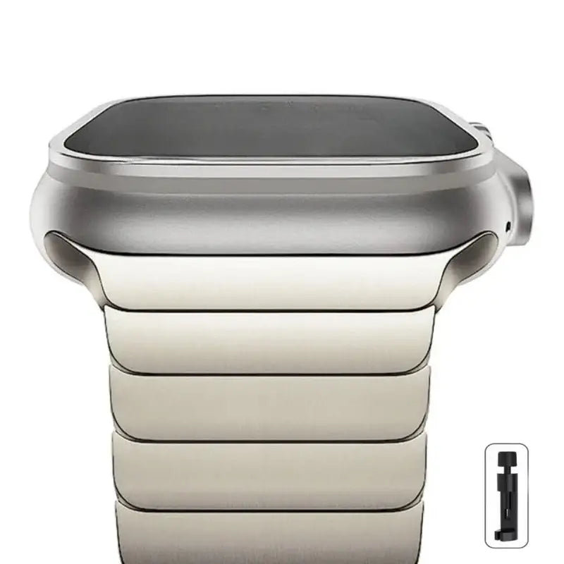 Steel Watch Strap for Apple Watch Ultra 2 49mm/10 9 8 7 46mm 42mm 45mm 41mm for IWatch Series 6 5 4 3 SE 44mm 38mm Belt