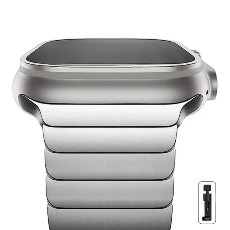 Steel Watch Strap for Apple Watch Ultra 2 49mm/10 9 8 7 46mm 42mm 45mm 41mm for IWatch Series 6 5 4 3 SE 44mm 38mm Belt