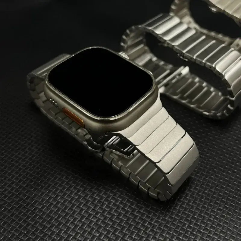 Steel Watch Strap for Apple Watch Ultra 2 49mm/10 9 8 7 46mm 42mm 45mm 41mm for IWatch Series 6 5 4 3 SE 44mm 38mm Belt