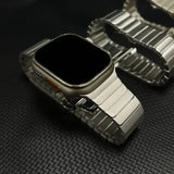 Steel Watch Strap for Apple Watch Ultra 2 49mm/10 9 8 7 46mm 42mm 45mm 41mm for IWatch Series 6 5 4 3 SE 44mm 38mm Belt