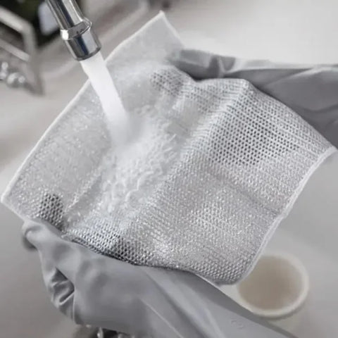 Steel Wire Ball Cloth for Effective Kitchen Grease Removal
