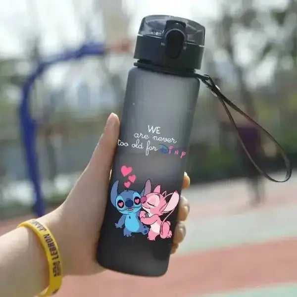 Stitch Angel Cartoon Water Cup for Adorable Drinkware Collection - Himpall